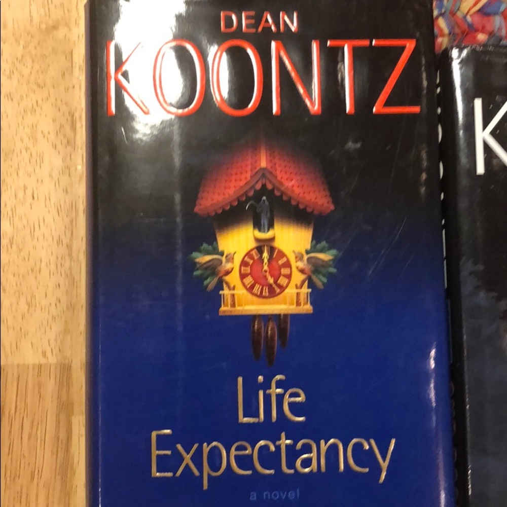 3 hard back Dean Koontz novels